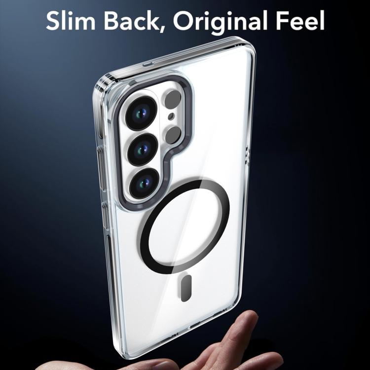 For Samsung Galaxy S26 Ultra 5G Qicai Two-color Transparent Magnetic Phone Case