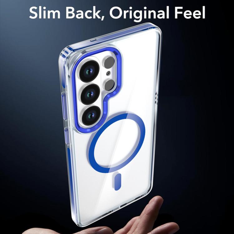 For Samsung Galaxy S26 Ultra 5G Qicai Two-color Transparent Magnetic Phone Case