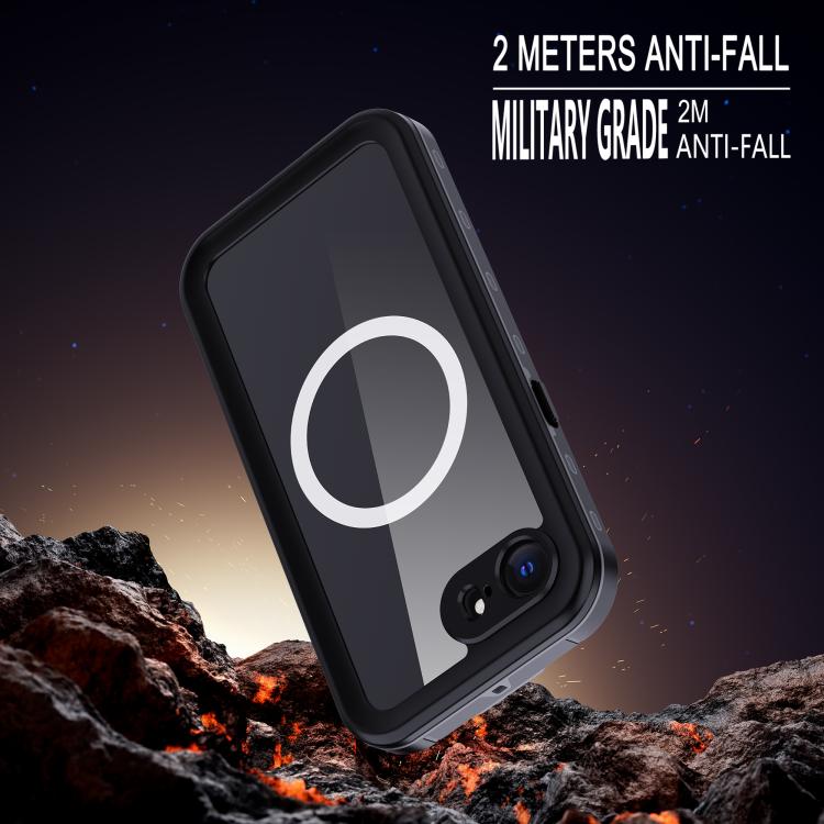 For iPhone 17e / 16e RedPepper A Style Magnetic Rugged Phone Case - Black
