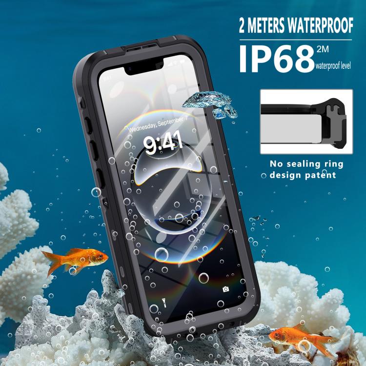 For iPhone 17e / 16e RedPepper A Style Magnetic Rugged Phone Case - Black