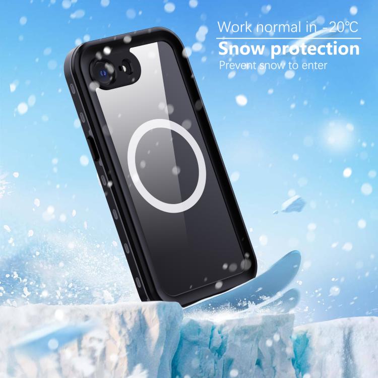 For iPhone 17e / 16e RedPepper A Style Magnetic Rugged Phone Case - Black