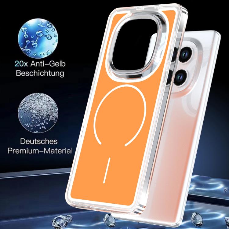 For Redmi Note 15 5G / 4G Global 164mm Bright Shadow Two-color MagSafe Magnetic Phone Case