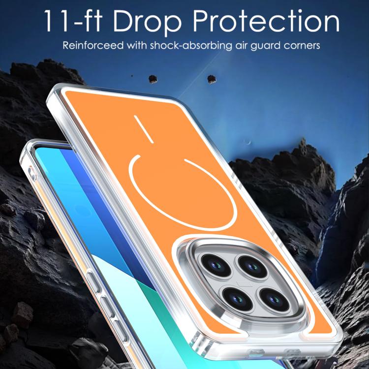 For Redmi Note 15 5G / 4G Global 164mm Bright Shadow Two-color MagSafe Magnetic Phone Case