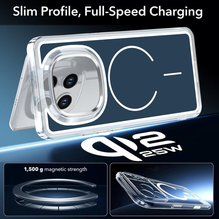 For Redmi Note 15 5G / 4G Global 164mm Bright Shadow Two-color MagSafe Magnetic Phone Case