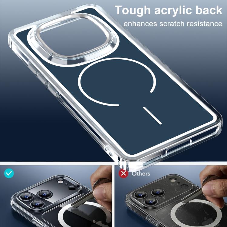 For Redmi Note 15 5G / 4G Global 164mm Bright Shadow Two-color MagSafe Magnetic Phone Case