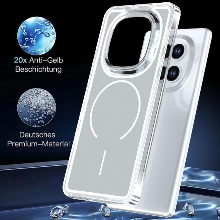 For Redmi Note 15 5G / 4G Global 164mm Bright Shadow Two-color MagSafe Magnetic Phone Case