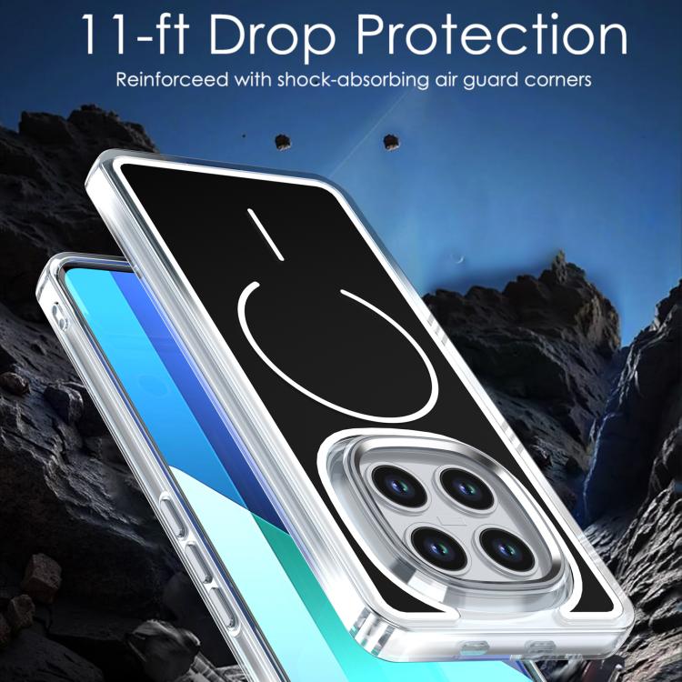 For Redmi Note 15 5G / 4G Global 164mm Bright Shadow Two-color MagSafe Magnetic Phone Case