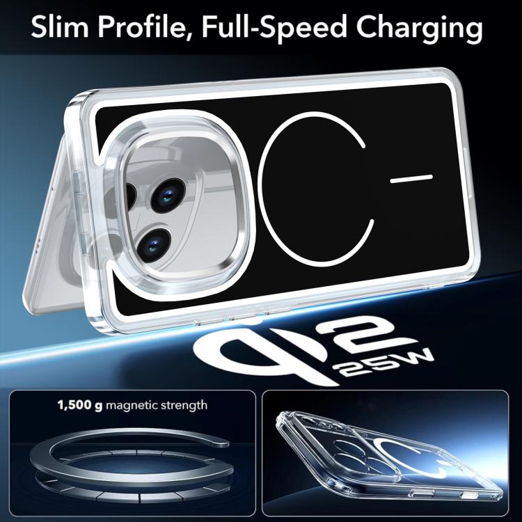 For Redmi Note 15 5G / 4G Global 164mm Bright Shadow Two-color MagSafe Magnetic Phone Case