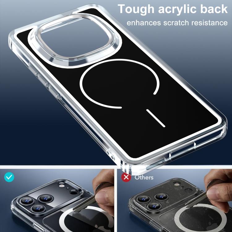 For Redmi Note 15 5G / 4G Global 164mm Bright Shadow Two-color MagSafe Magnetic Phone Case