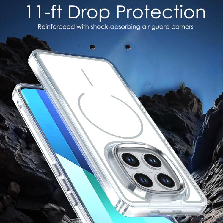 For Redmi Note 15 5G / 4G Global 164mm Bright Shadow Two-color MagSafe Magnetic Phone Case
