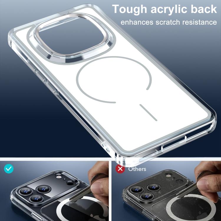 For Redmi Note 15 5G / 4G Global 164mm Bright Shadow Two-color MagSafe Magnetic Phone Case