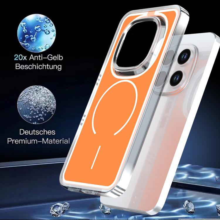 For Redmi Note 15 Pro 5G Global 163.6mm Bright Shadow Two-color MagSafe Magnetic Phone Case