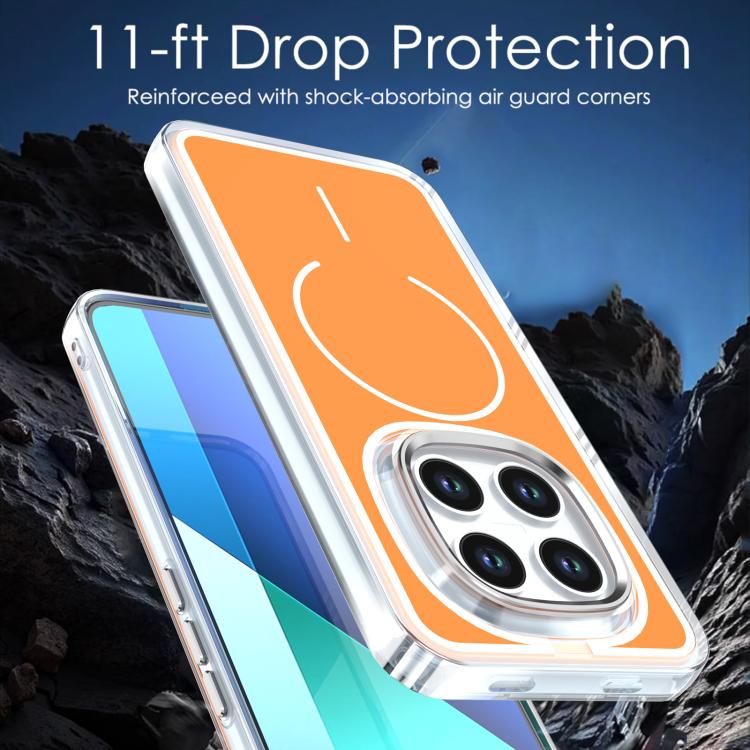 For Redmi Note 15 Pro 5G Global 163.6mm Bright Shadow Two-color MagSafe Magnetic Phone Case