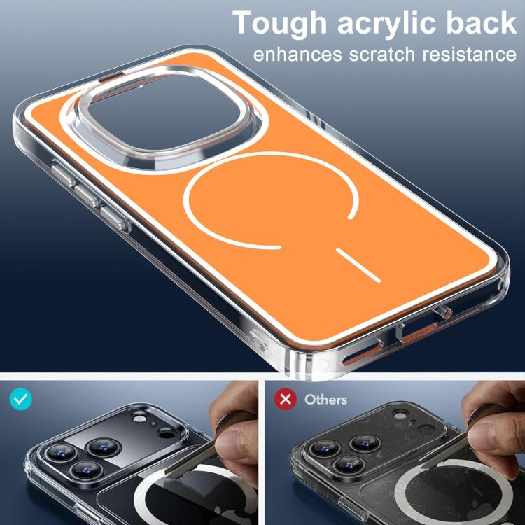 For Redmi Note 15 Pro 5G Global 163.6mm Bright Shadow Two-color MagSafe Magnetic Phone Case