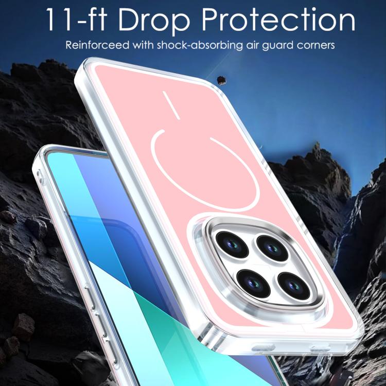 For Redmi Note 15 Pro 5G Global 163.6mm Bright Shadow Two-color MagSafe Magnetic Phone Case