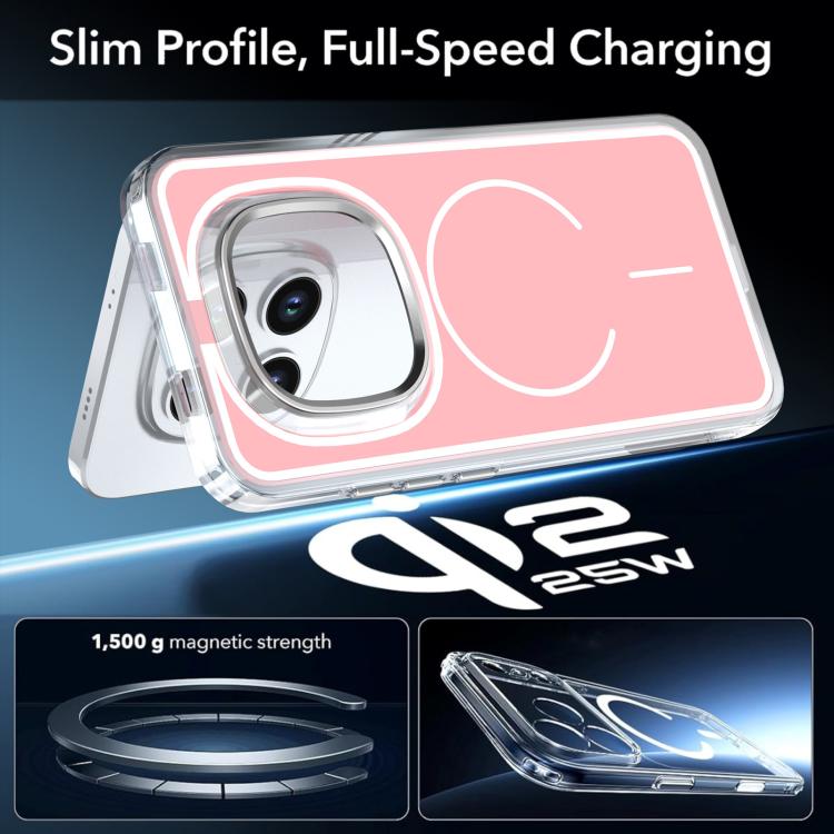 For Redmi Note 15 Pro 5G Global 163.6mm Bright Shadow Two-color MagSafe Magnetic Phone Case
