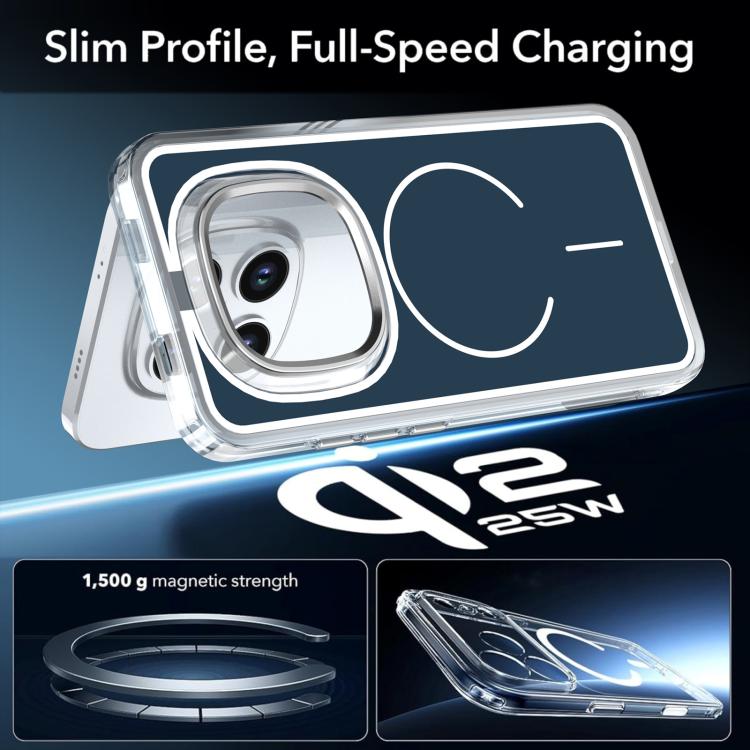 For Redmi Note 15 Pro 5G Global 163.6mm Bright Shadow Two-color MagSafe Magnetic Phone Case
