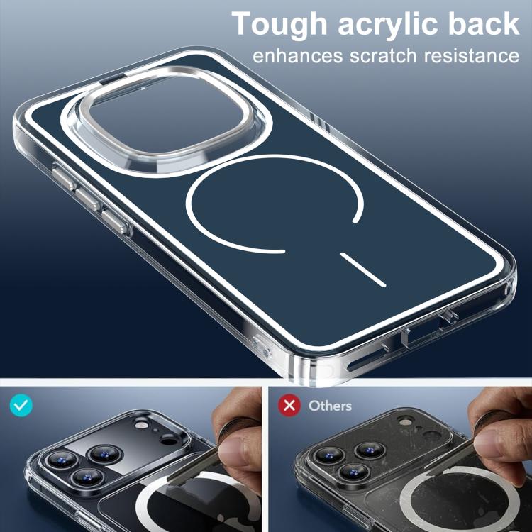 For Redmi Note 15 Pro 5G Global 163.6mm Bright Shadow Two-color MagSafe Magnetic Phone Case
