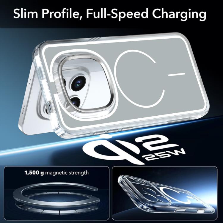 For Redmi Note 15 Pro 5G Global 163.6mm Bright Shadow Two-color MagSafe Magnetic Phone Case
