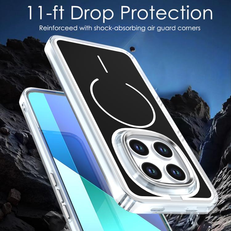 For Redmi Note 15 Pro 5G Global 163.6mm Bright Shadow Two-color MagSafe Magnetic Phone Case