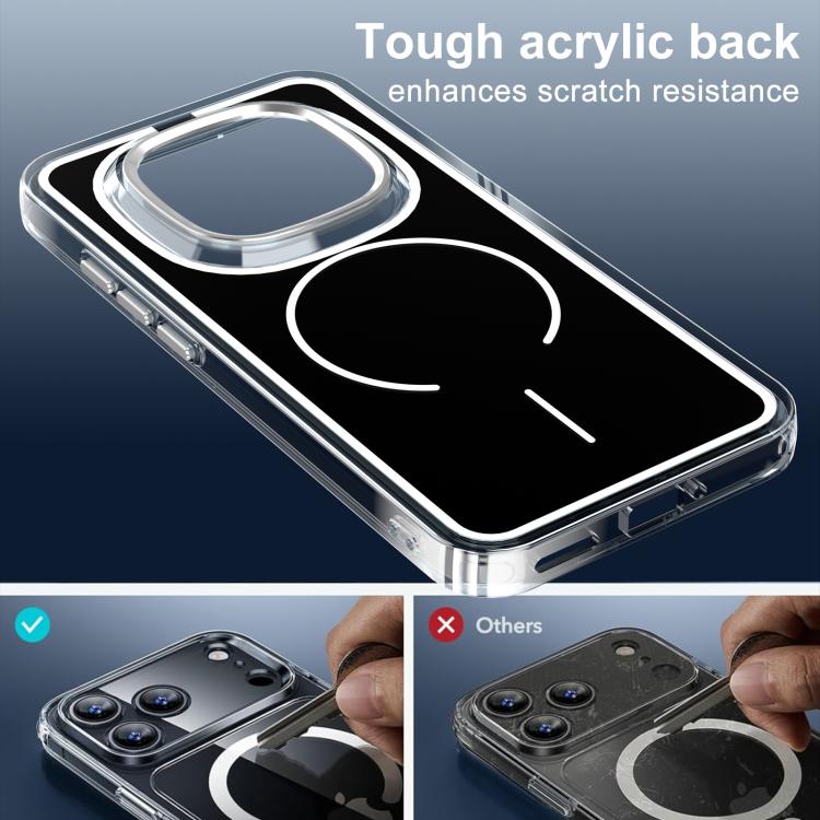 For Redmi Note 15 Pro 5G Global 163.6mm Bright Shadow Two-color MagSafe Magnetic Phone Case