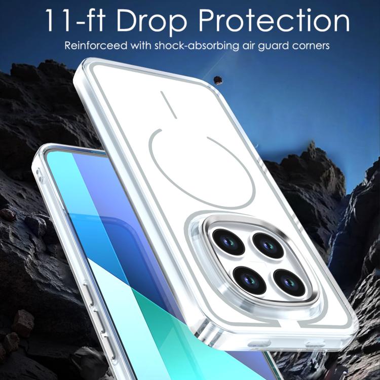 For Redmi Note 15 Pro 5G Global 163.6mm Bright Shadow Two-color MagSafe Magnetic Phone Case