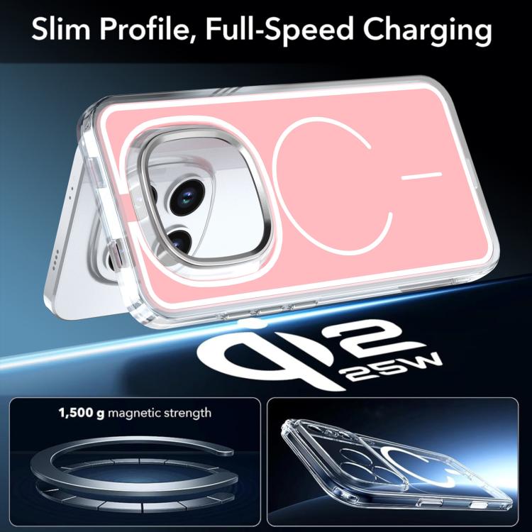For Redmi Note 15 Pro+ 5G Global 163.3mm Bright Shadow Two-color MagSafe Magnetic Phone Case