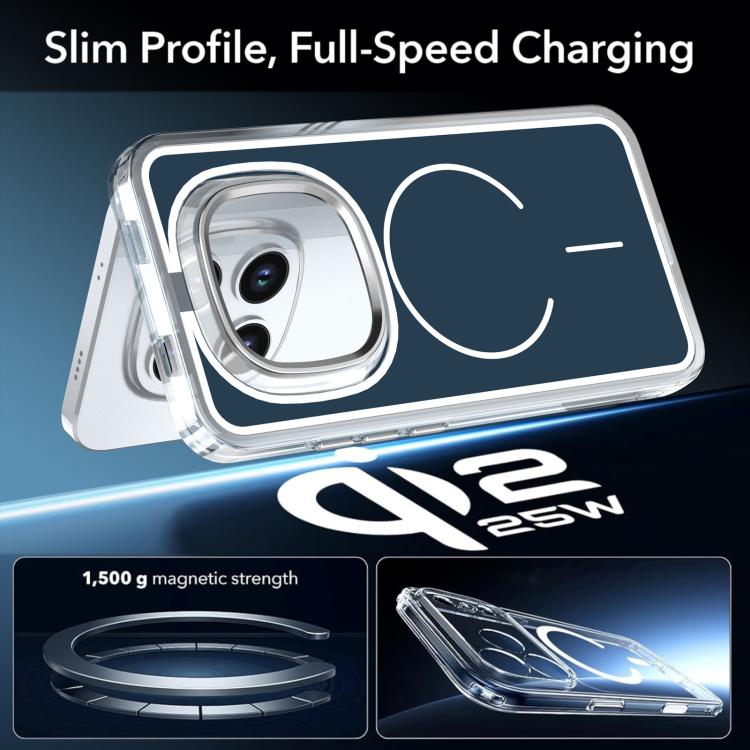 For Redmi Note 15 Pro+ 5G Global 163.3mm Bright Shadow Two-color MagSafe Magnetic Phone Case