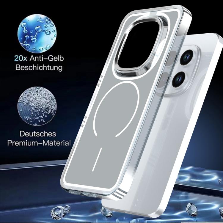 For Redmi Note 15 Pro+ 5G Global 163.3mm Bright Shadow Two-color MagSafe Magnetic Phone Case