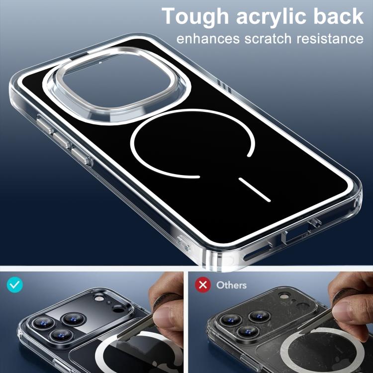 For Redmi Note 15 Pro+ 5G Global 163.3mm Bright Shadow Two-color MagSafe Magnetic Phone Case