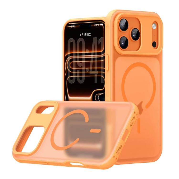 For iPhone 17 Pro Max Alpha-style Skin-Feel Magnetic Phone Case