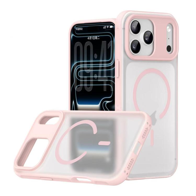 For iPhone 17 Pro Max Alpha-style Skin-Feel Magnetic Phone Case