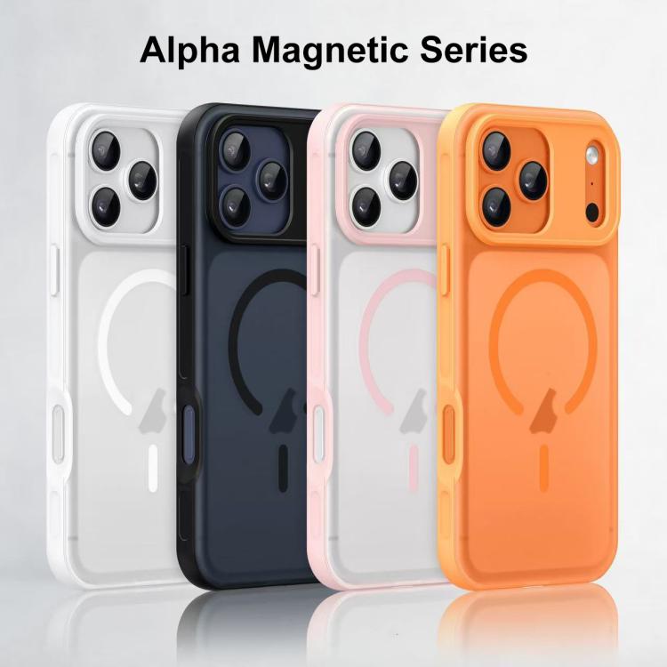 For iPhone 17 Pro Alpha-style Skin-Feel Magnetic Phone Case