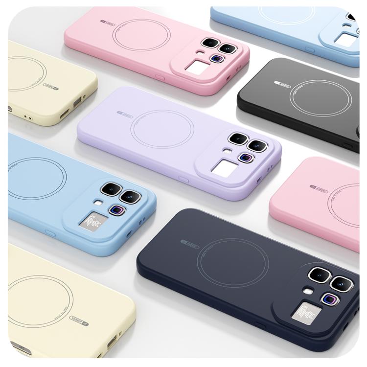 For Infinix Note 60 Pro 5G ABEEL Skin-friendly Feel Magsafe Liquid Silicone Phone Case