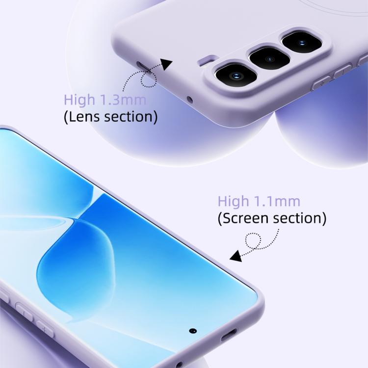 For Infinix Hot 60 5G/60i 4G ABEEL Skin-friendly Feel Magsafe Liquid Silicone Phone Case