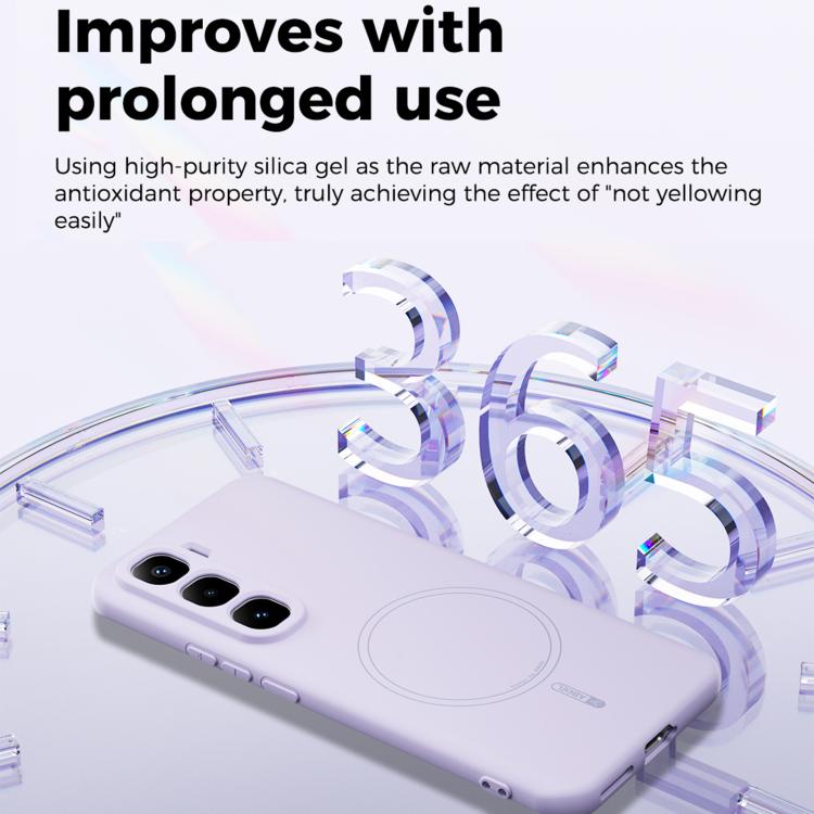For Infinix Hot 60 Pro+ 4G ABEEL Skin-friendly Feel Magsafe Liquid Silicone Phone Case