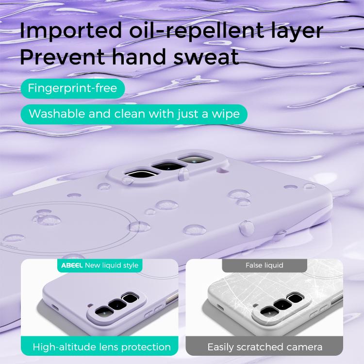 For Infinix Hot 70 4G ABEEL Skin-friendly Feel Magsafe Liquid Silicone Phone Case