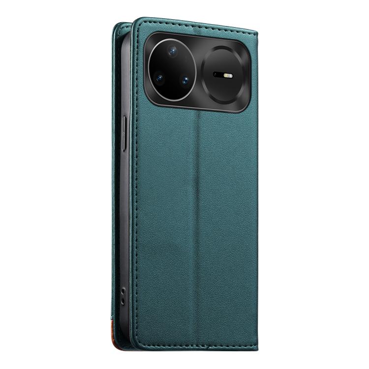 For Huawei Nova 15 Pro Dierfeng Splicing Strong Magnetic RFID Vegan Leather Phone Case