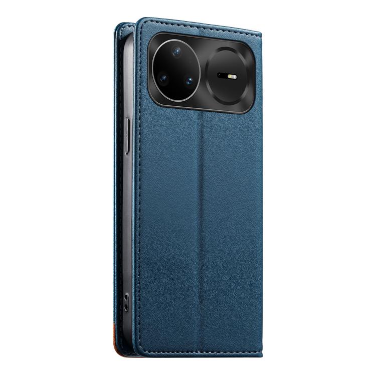 For Huawei Nova 15 Pro Dierfeng Splicing Strong Magnetic RFID Vegan Leather Phone Case