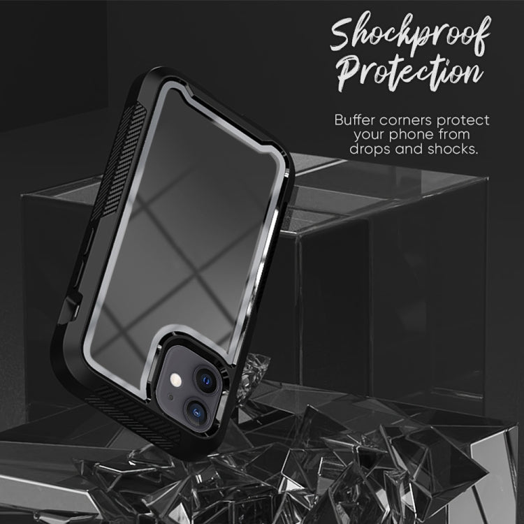For iPhone 12 mini PC+TPU Color Frame Shockproof Phone Protective Case