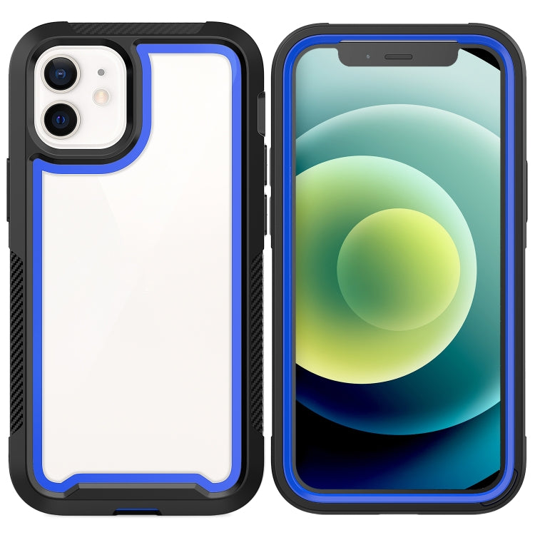For iPhone 12 mini PC+TPU Color Frame Shockproof Phone Protective Case