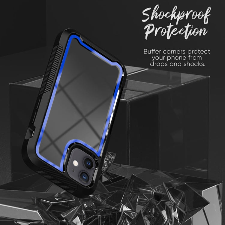 For iPhone 12 mini PC+TPU Color Frame Shockproof Phone Protective Case