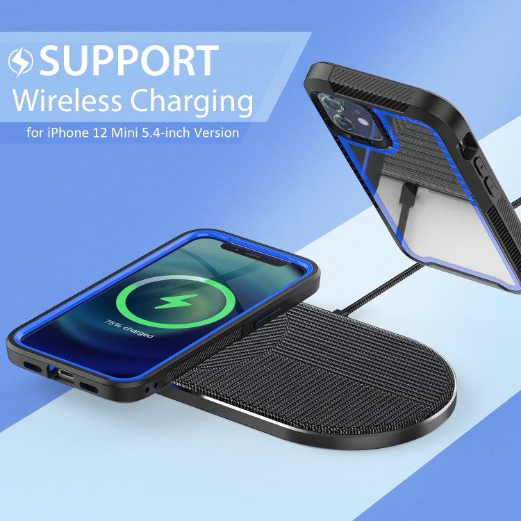 For iPhone 12 mini PC+TPU Color Frame Shockproof Phone Protective Case