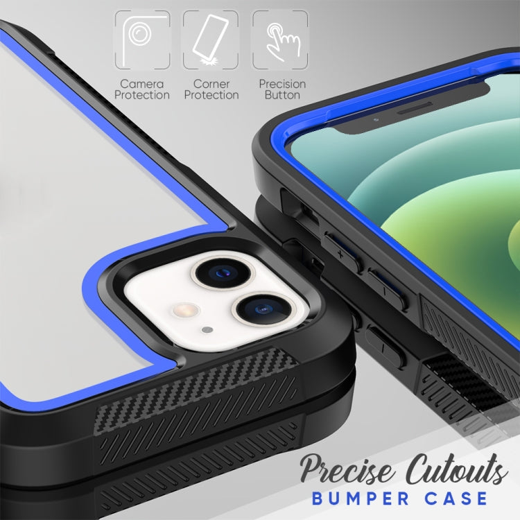 For iPhone 12 mini PC+TPU Color Frame Shockproof Phone Protective Case