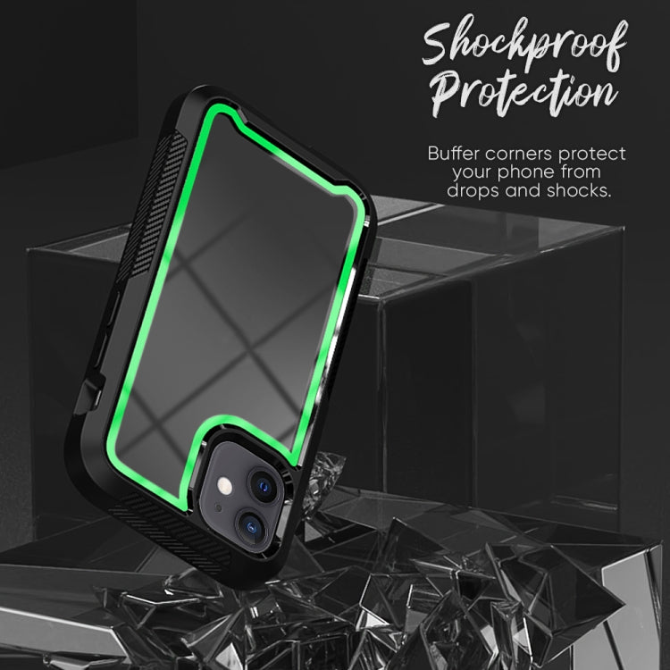 For iPhone 12 mini PC+TPU Color Frame Shockproof Phone Protective Case
