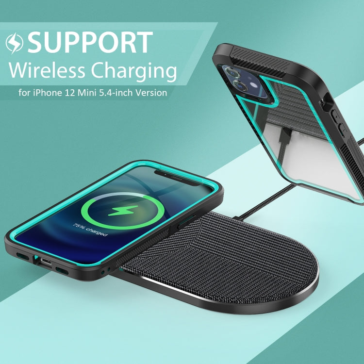 For iPhone 12 mini PC+TPU Color Frame Shockproof Phone Protective Case