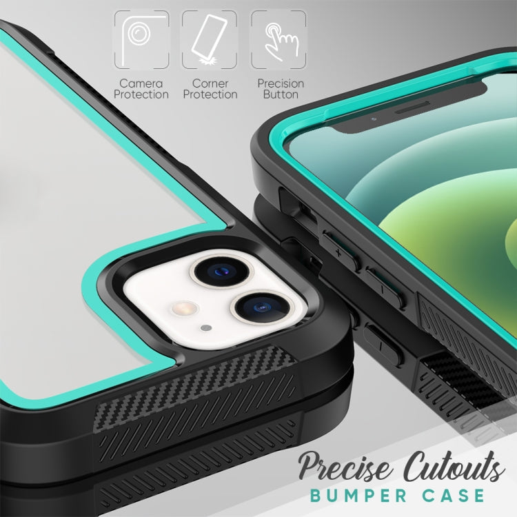 For iPhone 12 mini PC+TPU Color Frame Shockproof Phone Protective Case