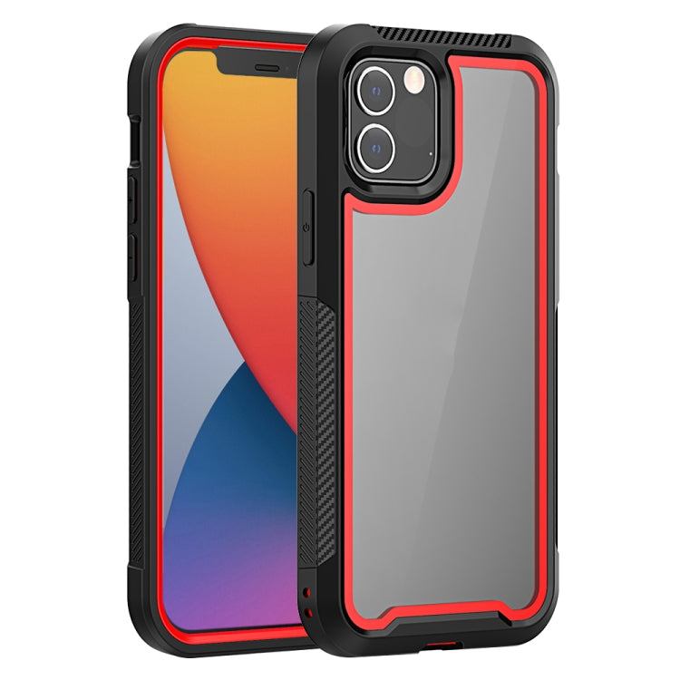 For iPhone 12 / 12 Pro PC+TPU Color Frame Shockproof Phone Protective Case For iPhone 12/12 Pro