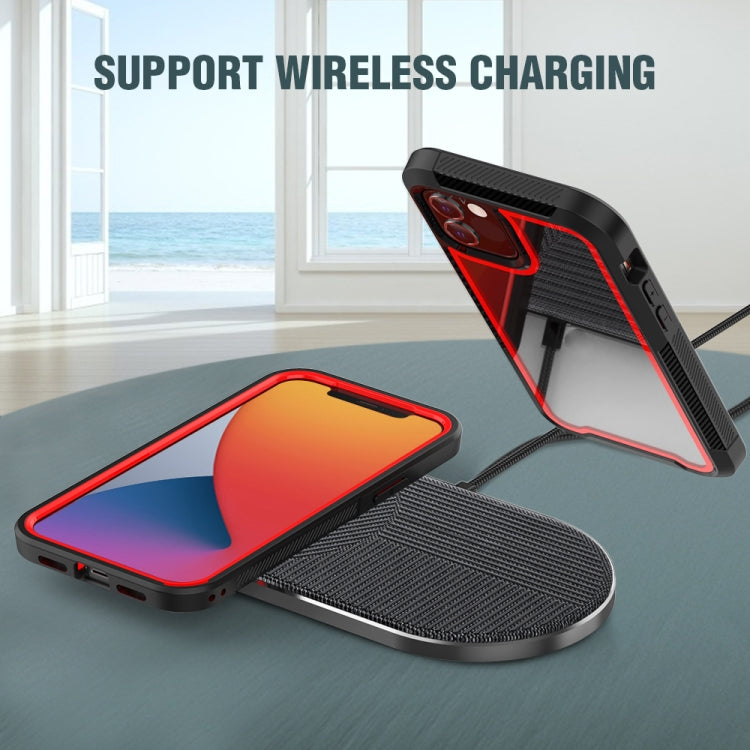 For iPhone 12 / 12 Pro PC+TPU Color Frame Shockproof Phone Protective Case For iPhone 12/12 Pro