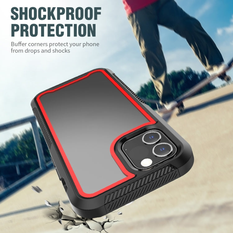 For iPhone 12 / 12 Pro PC+TPU Color Frame Shockproof Phone Protective Case For iPhone 12/12 Pro